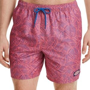 Vineyard Vines Mens Swim Trunks Shorts Linear Tropics Chappy Size XL Mesh Lined